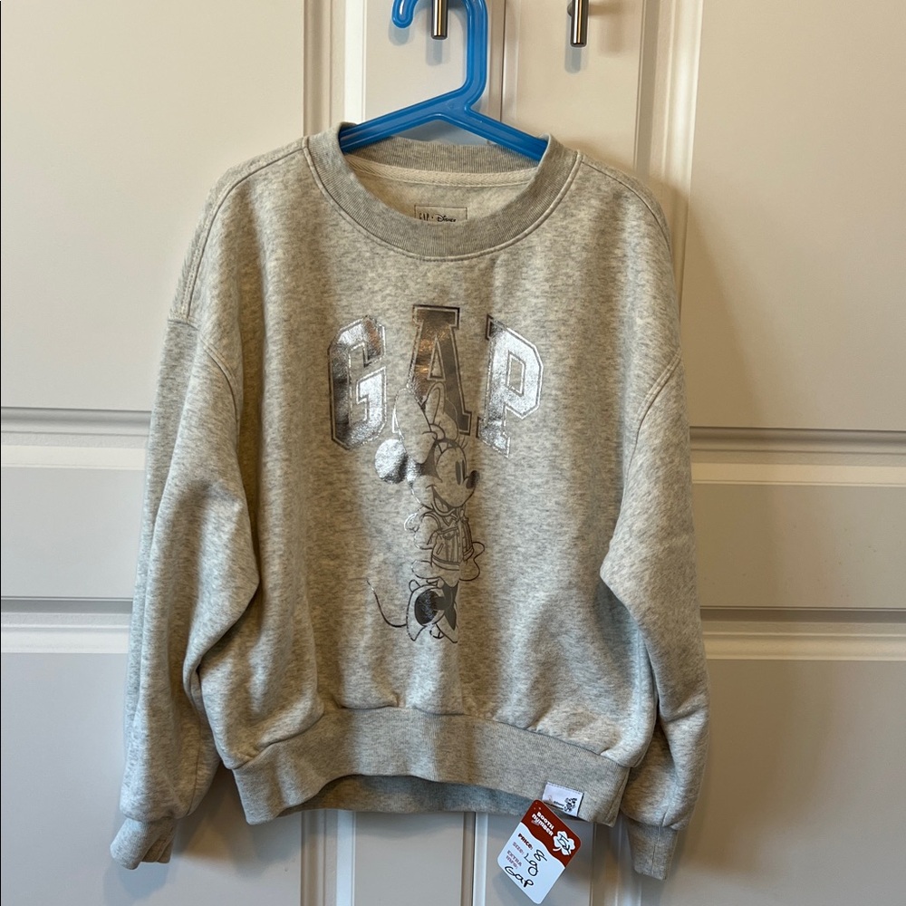 Like New Gap x Disney Minnie Mouse Sweatshirt, Kids 10
